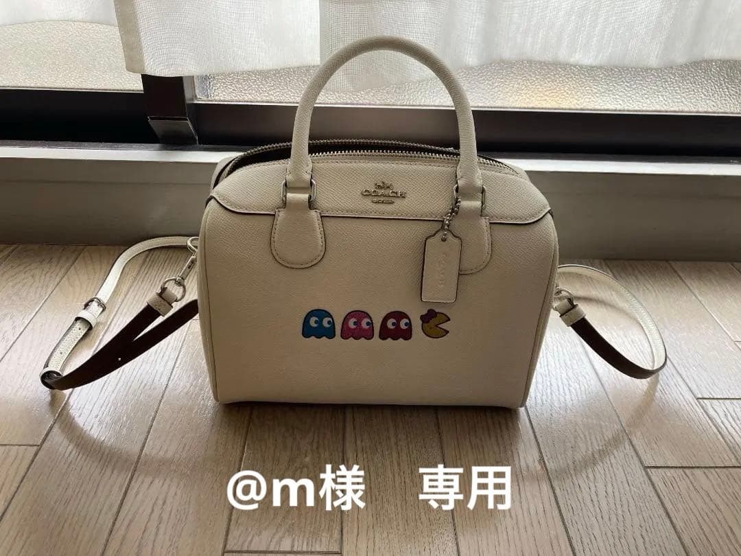 @m　極美品　coach　パックマン　コラボ　バッグ