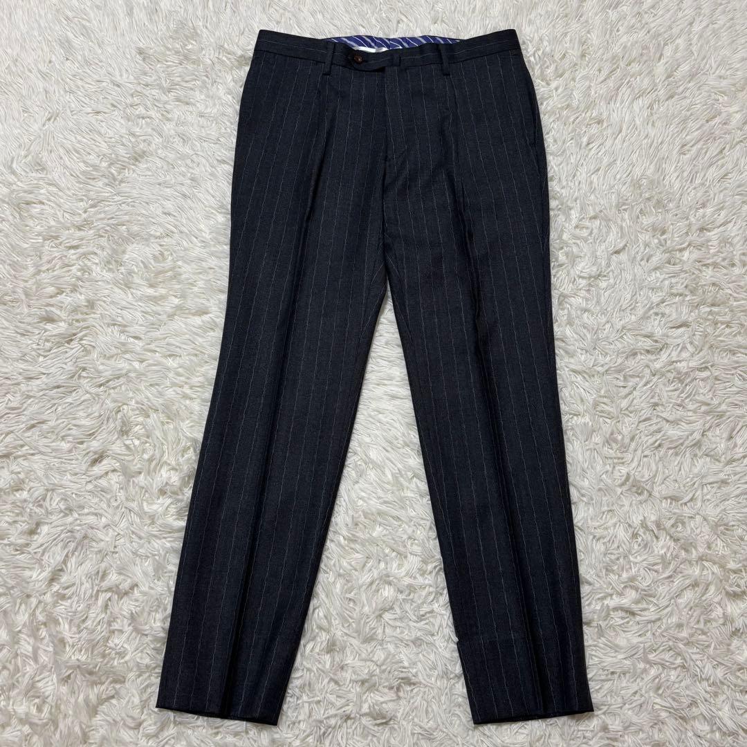 タグ付きARTISAN ストライプ ZIGNONEスーパー120`sスーツ