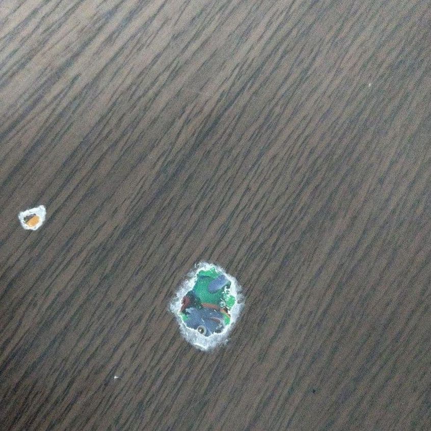 ダークブラウン 木製 ダイニングテーブル