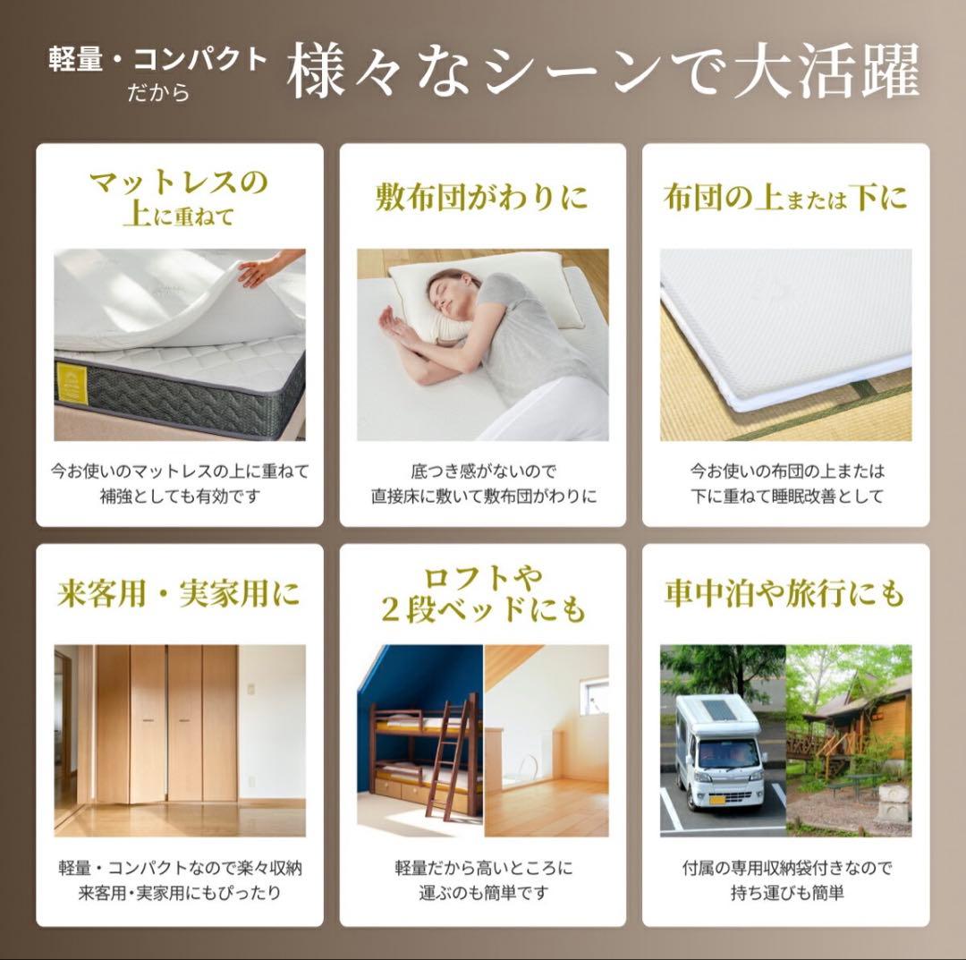 GOKUMIN 低反発マットレス セミダブル