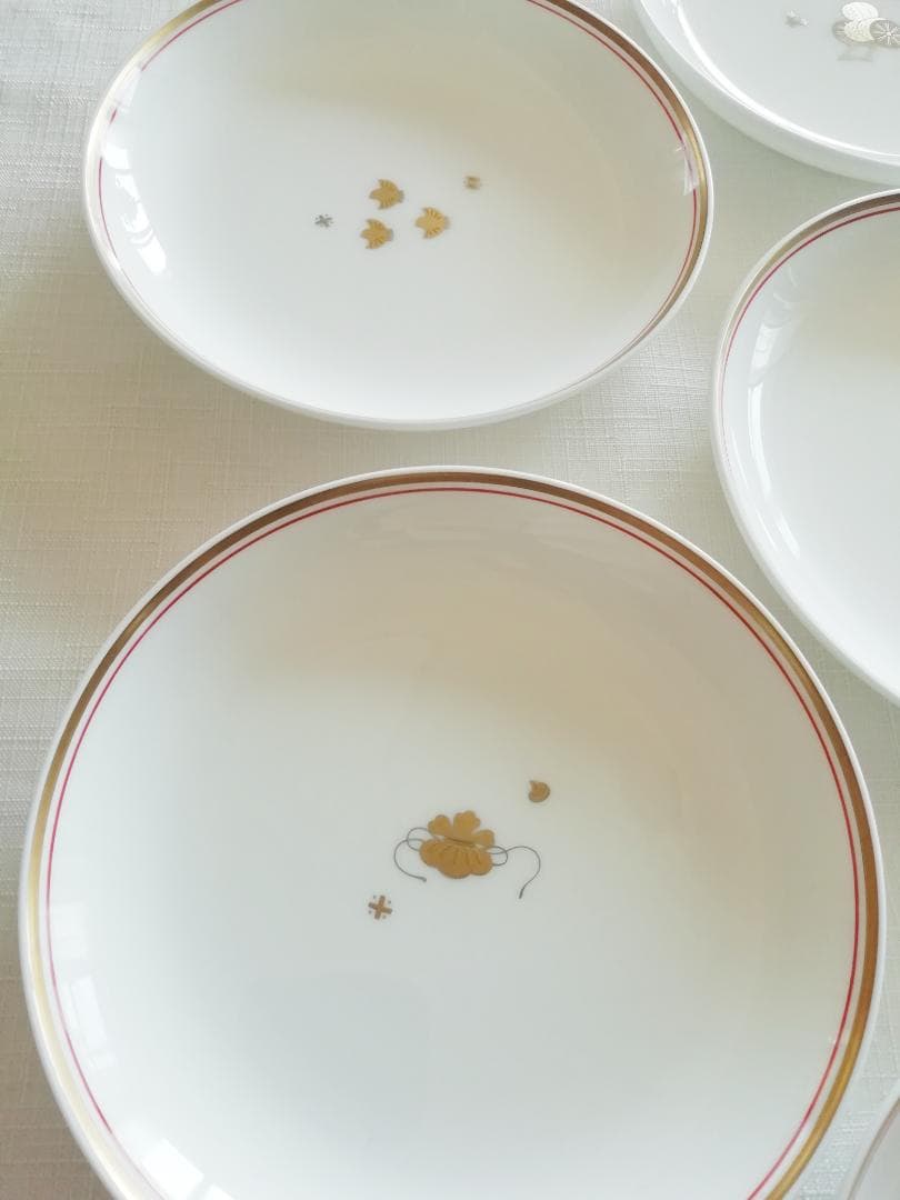 【５枚セット】NIKKO　金沢コレクション　かぐら　小皿　中皿　丸皿