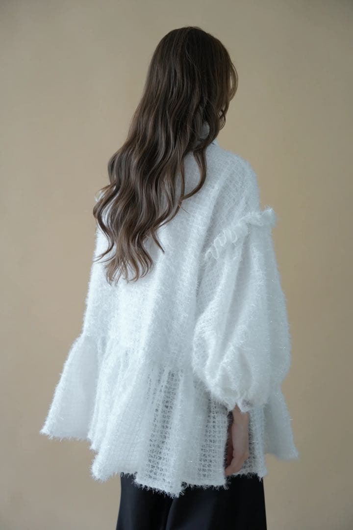 トップス acka. fluffy volume blouse