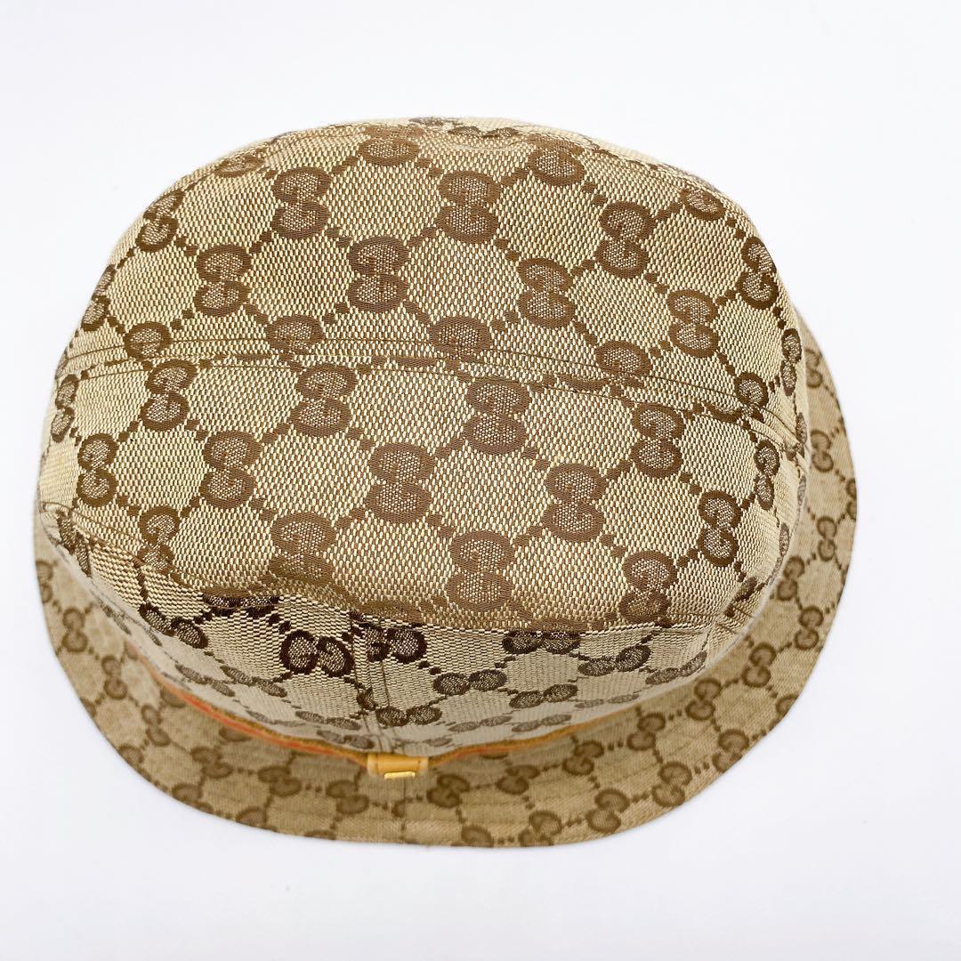 GUCCI グッチ　GG柄　 バケットハット　Lサイズ　帽子