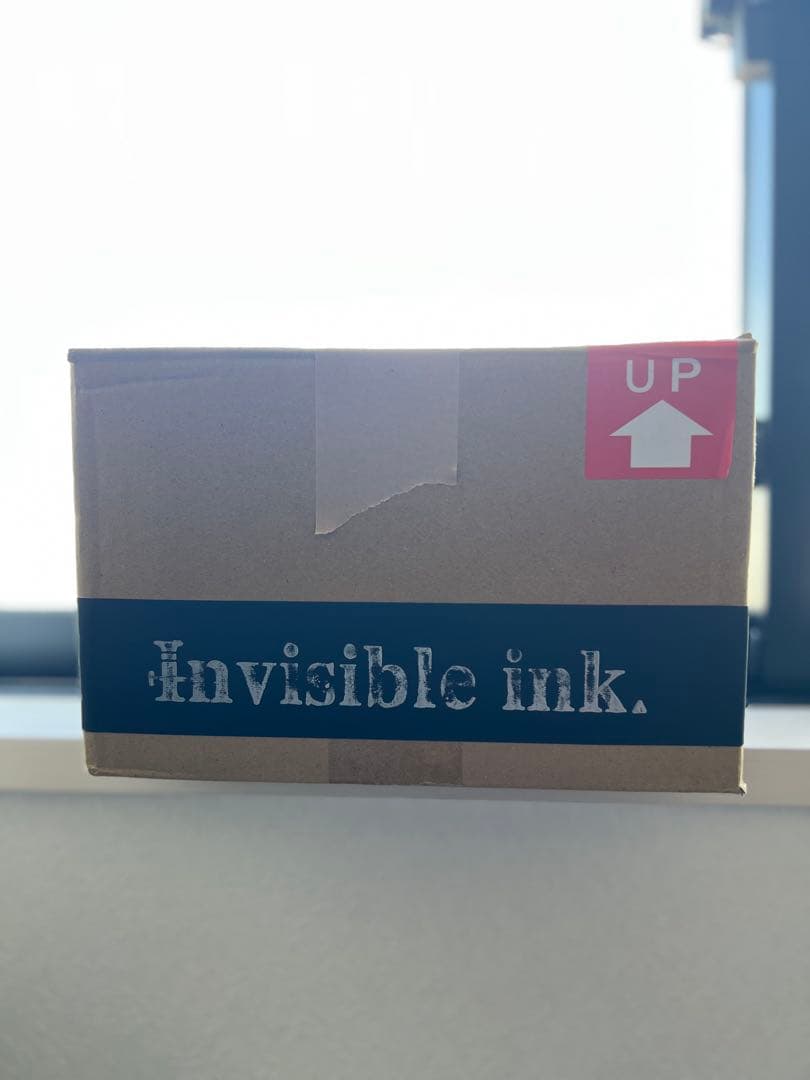 invisible ink インビジブルインクinvisibleink