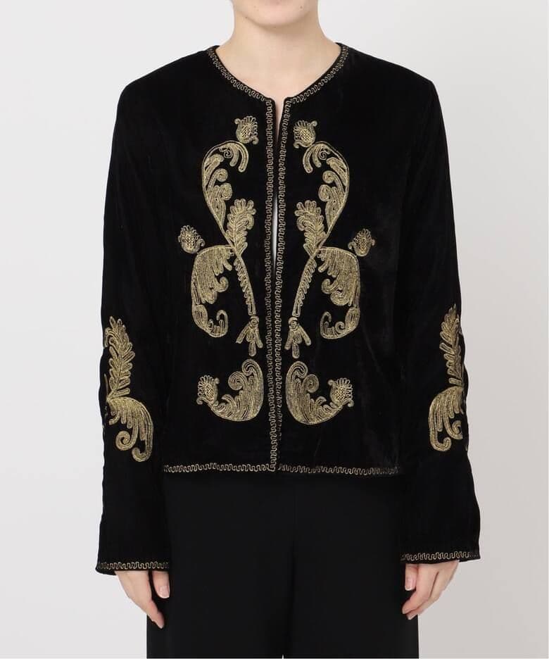 COUTURE D’ADAM/クチュールドアダム】Velvet Embroid
