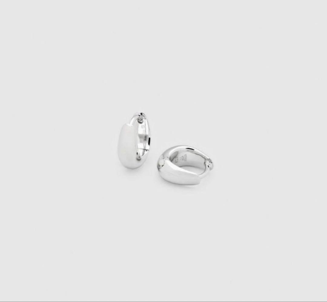 【美品】Tom Wood トムウッド　Ice フープピアス　シルバー　スモール