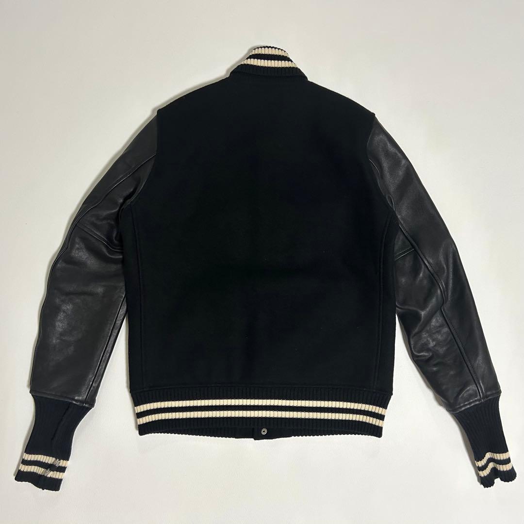 【美品】HYSTERIC GLAMOUR スタジャン 黒　S 0243AB03