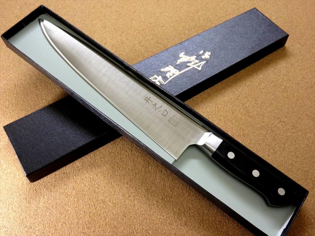 関の刃物 牛刀 260mm 家庭用の洋包丁 肉 魚 野菜 パン切り 両刃万能包丁