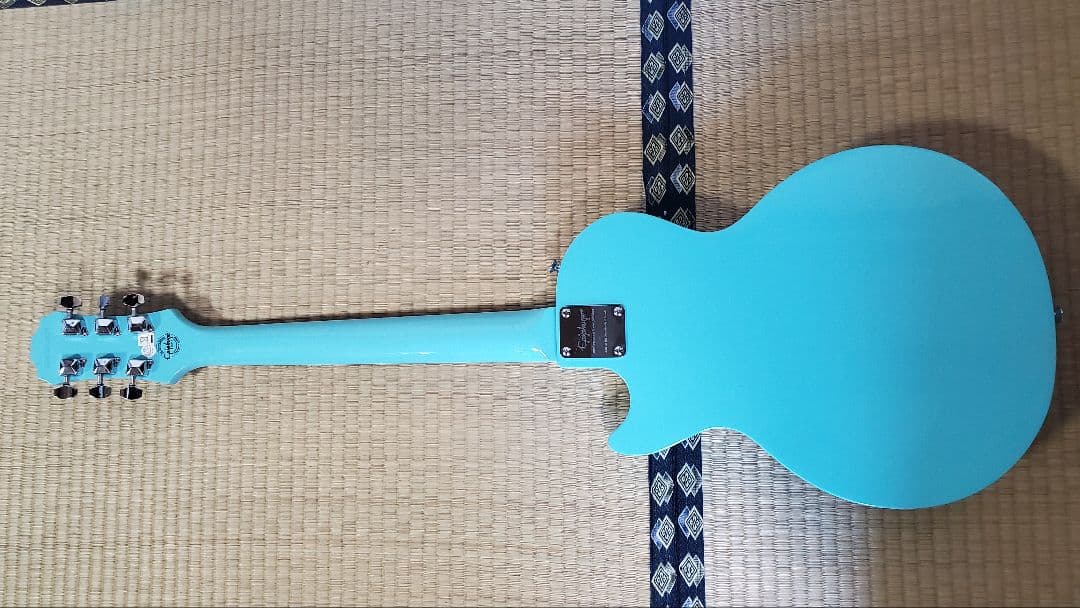 Epiphoneレスポールタイプ ターコイズブルー美品
