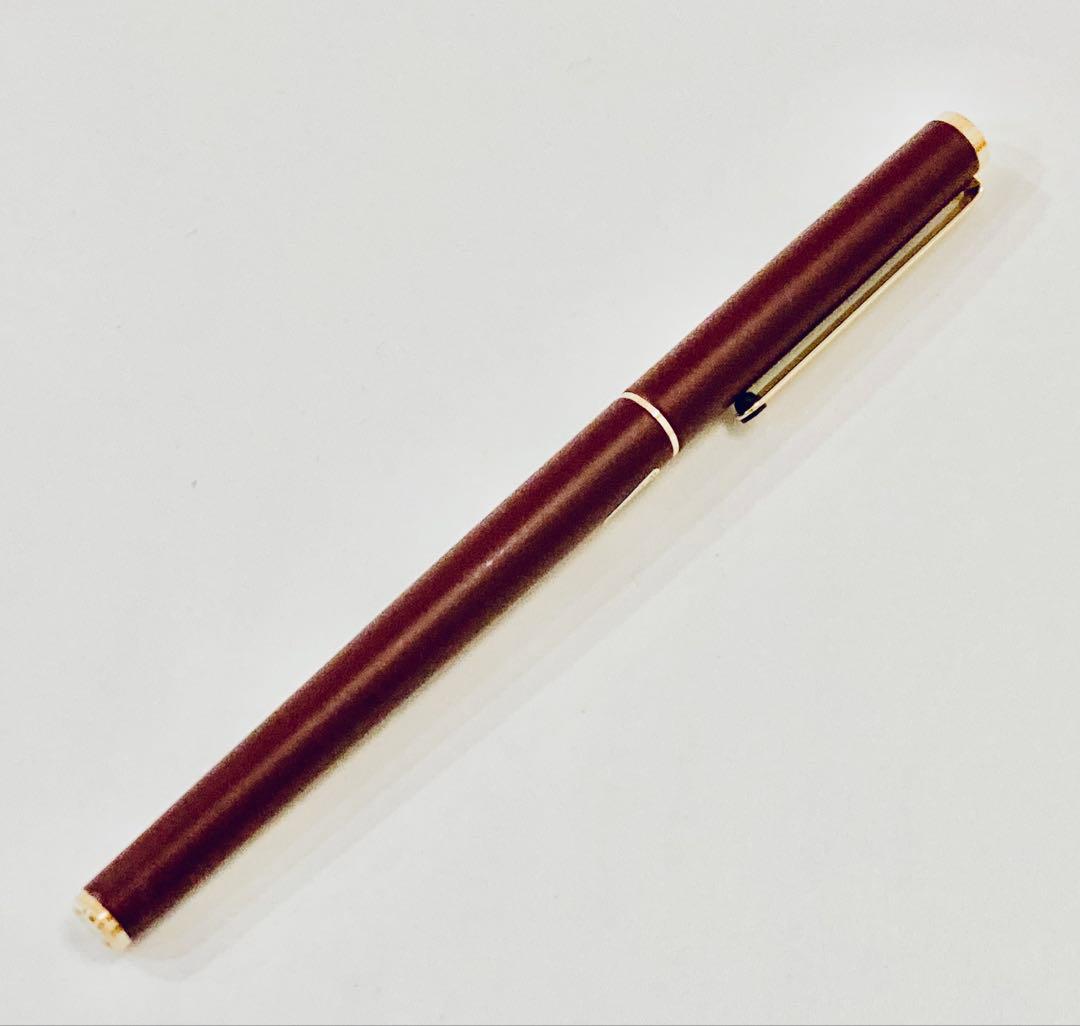 西ドイツ製◆モンブラン高級万年筆 SラインMONTBLANC 1980s 茶軸