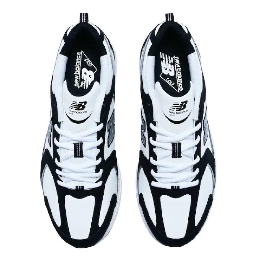 New Balance 530 ゴルフシューズ ブラック/ホワイト
