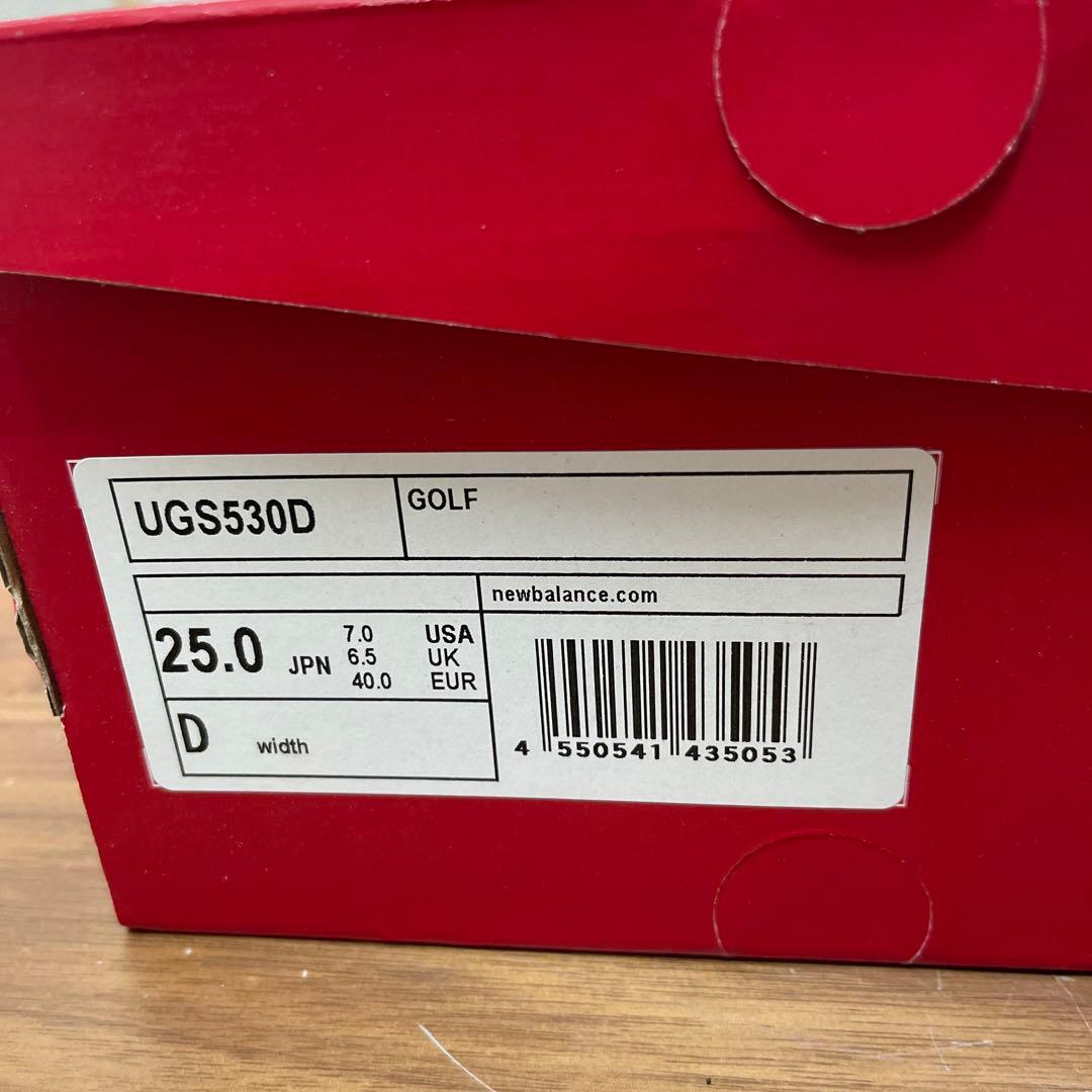 New Balance 530 ゴルフシューズ ブラック/ホワイト