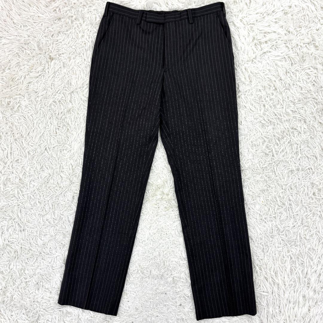 ☆極美品☆バーバリーブラックレーベル　ストライプ柄　セットアップスーツ