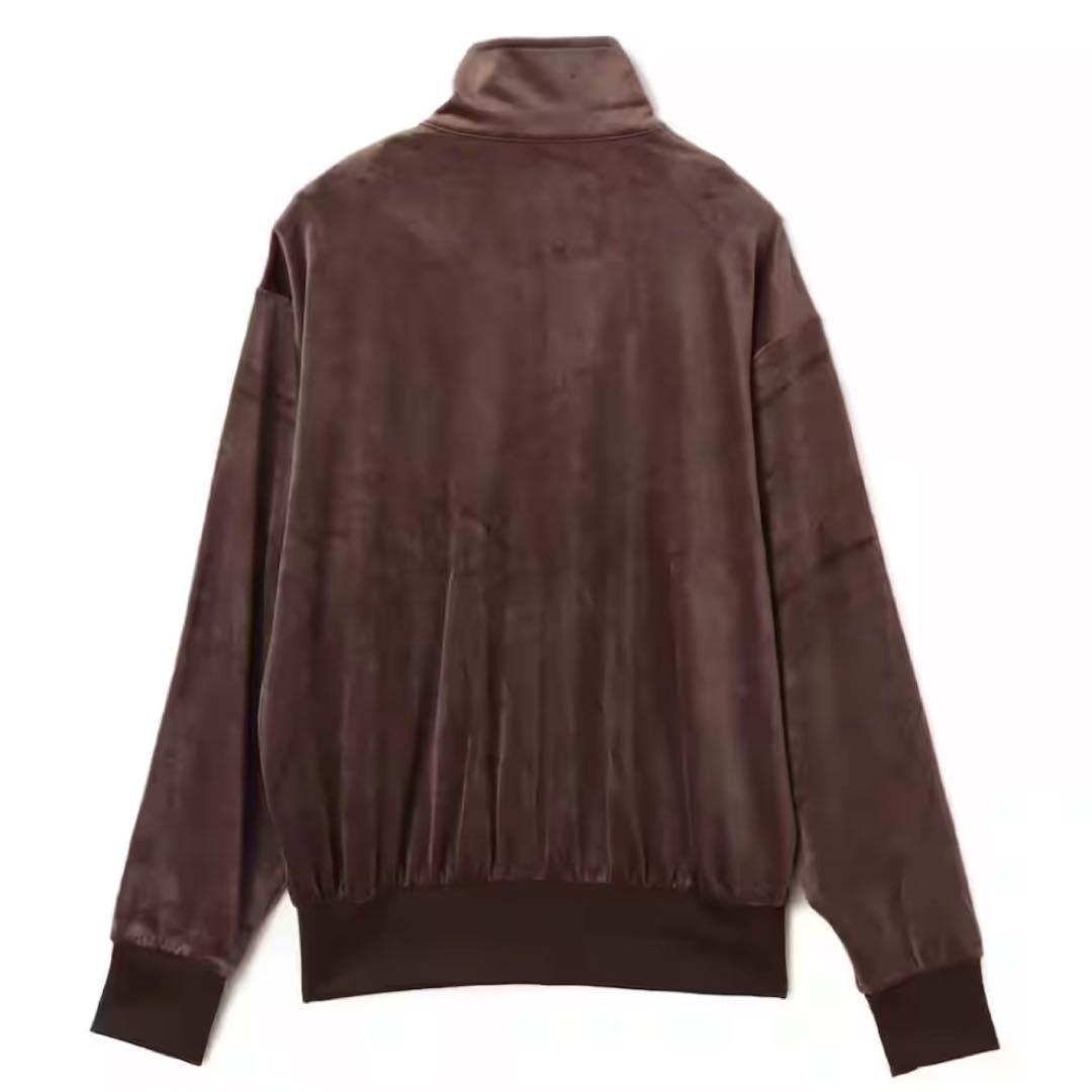 新品M⭐️adidas ファイヤーバード ベロア トラックトップ ダークブラウン