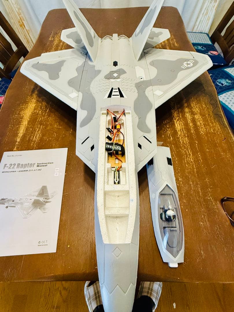 Yosh707様　のうわF-22 Raptor ラジコン飛行機　引き取り限定！