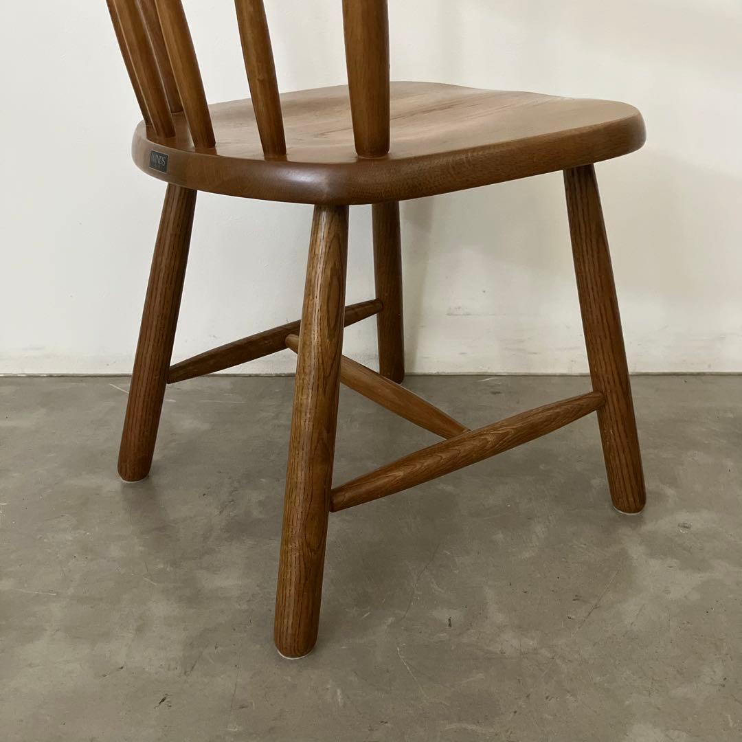 レトロ　アンティーク　古家具　北欧家具　無印良品　ウィンザーチェア　ナチュラル