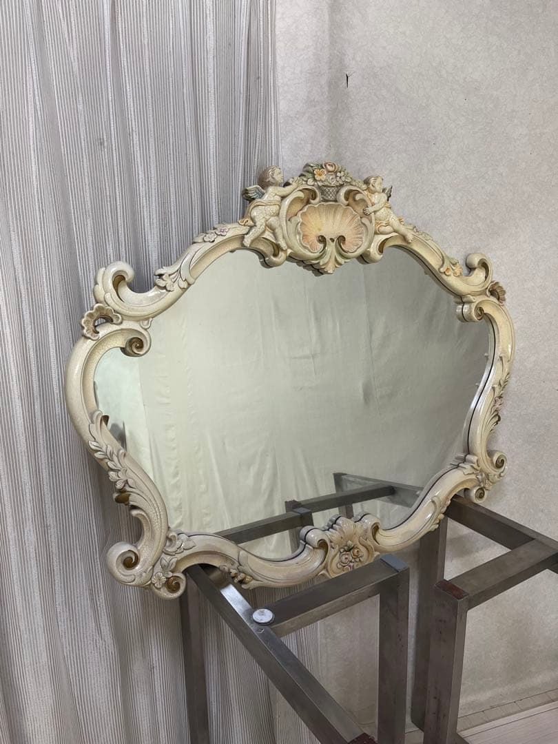 Baroque vintage mirror ロココ調／エンジェル