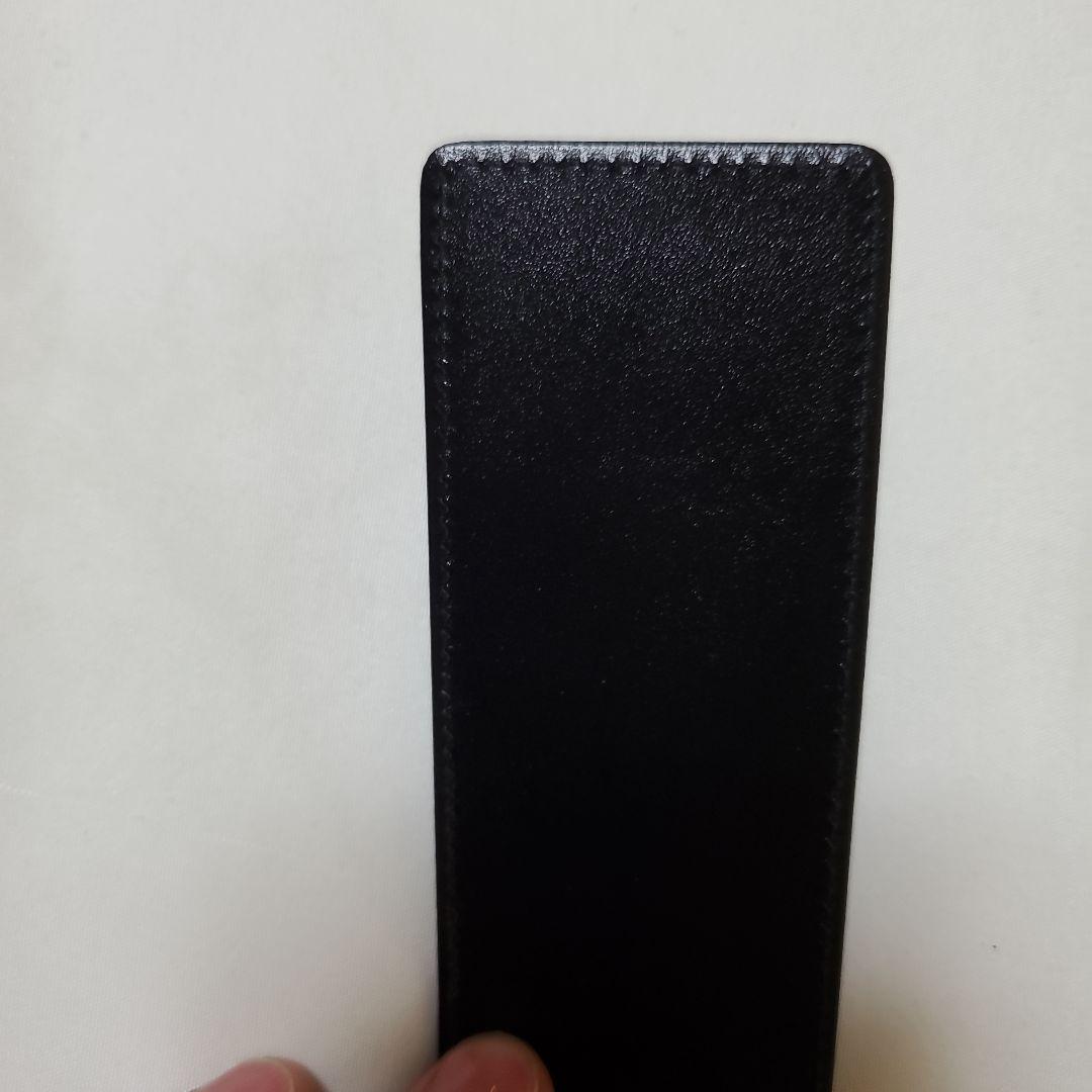 MONT BLANC ブラックレザー ペンケース 2本差し ボックス付き