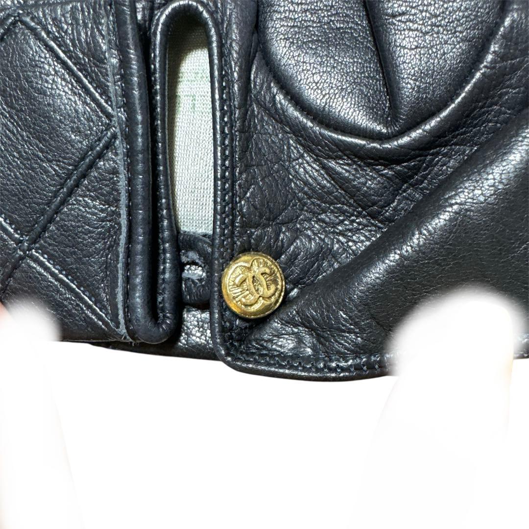 シャネル CHANEL ラムスキン 手袋