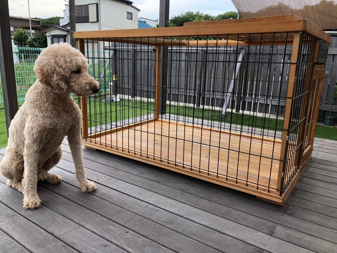 引き取り限定　中大型犬用ケージ、ハウス、バリケン、サークル(自作)