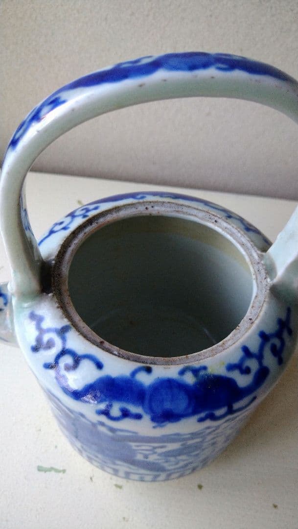 染付   水差し   急須