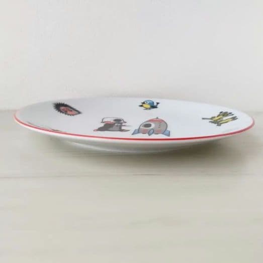 新品　from チェコ　もぐらのクルテク　プレート　21cmサイズ　ロケット