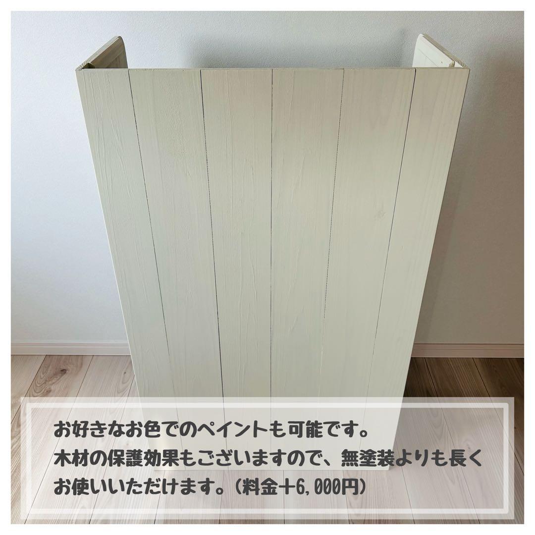 マルシェ•展示販売のレジ台に♪パイン集成材を使ったレジカウンター 折り畳み式