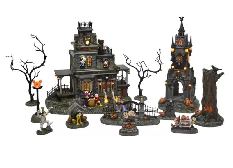 ディズニー ハロウィンヴィレッジ 12ピースセット クリスマス Disney