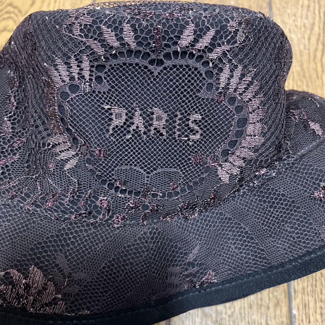 エルメス　バケットハット#57 レア品❣️ エクスリブリスエンブロイダリーレース