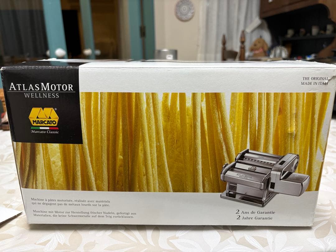 ATLASMOTOR WELLNESS 電動パスタマシンイタリア製。