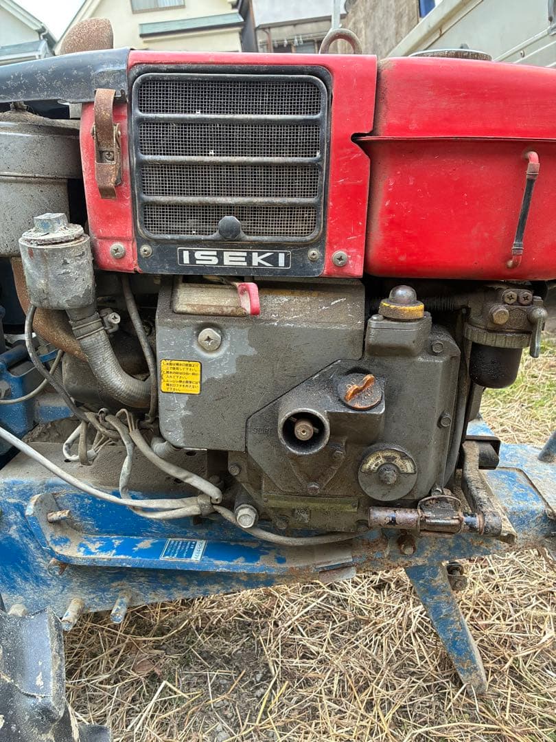 ISEKI SS70C−G耕運機7馬力￼ディーゼル エンジン青/赤 動作確認済み