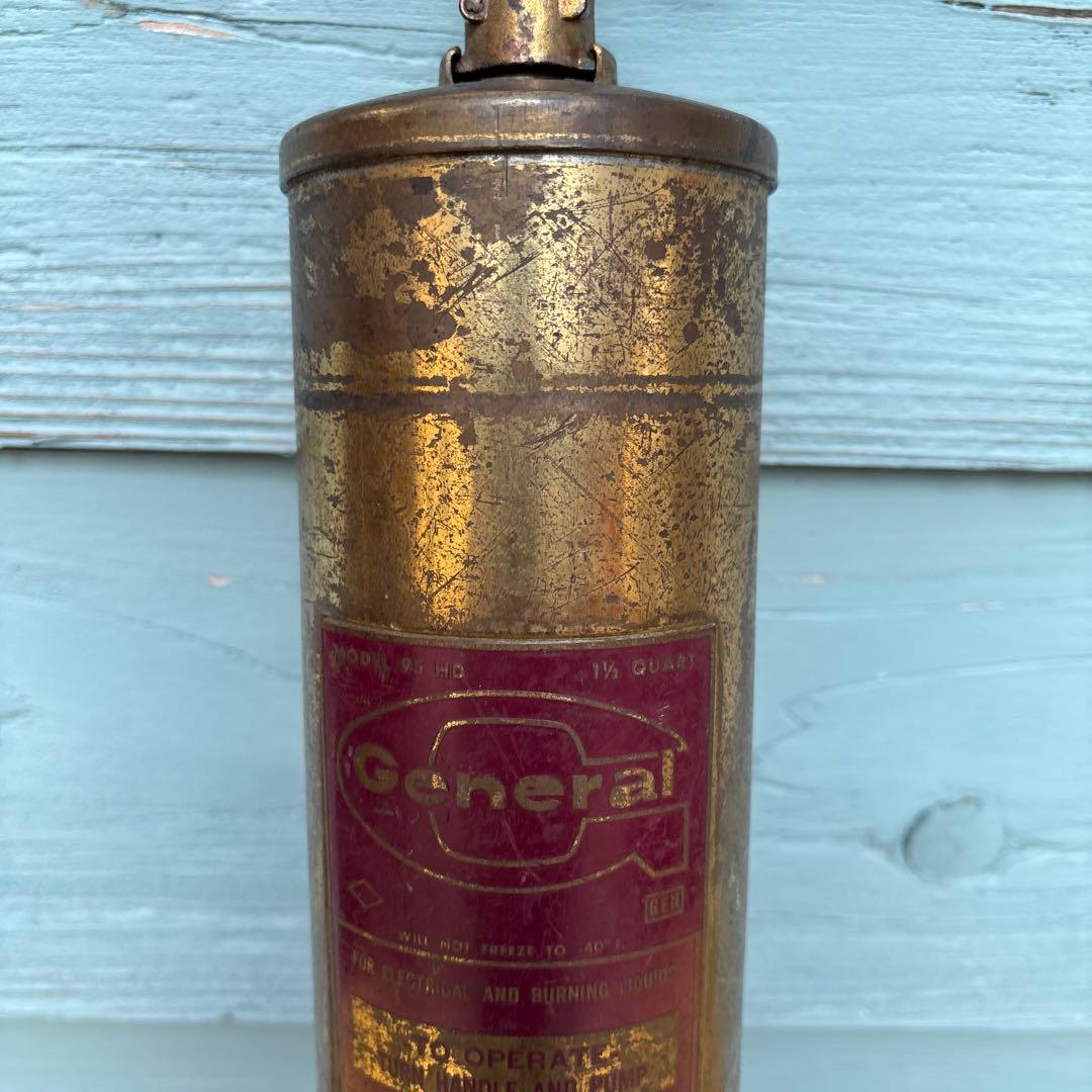 USA VINTAGE 真鍮製 消化器