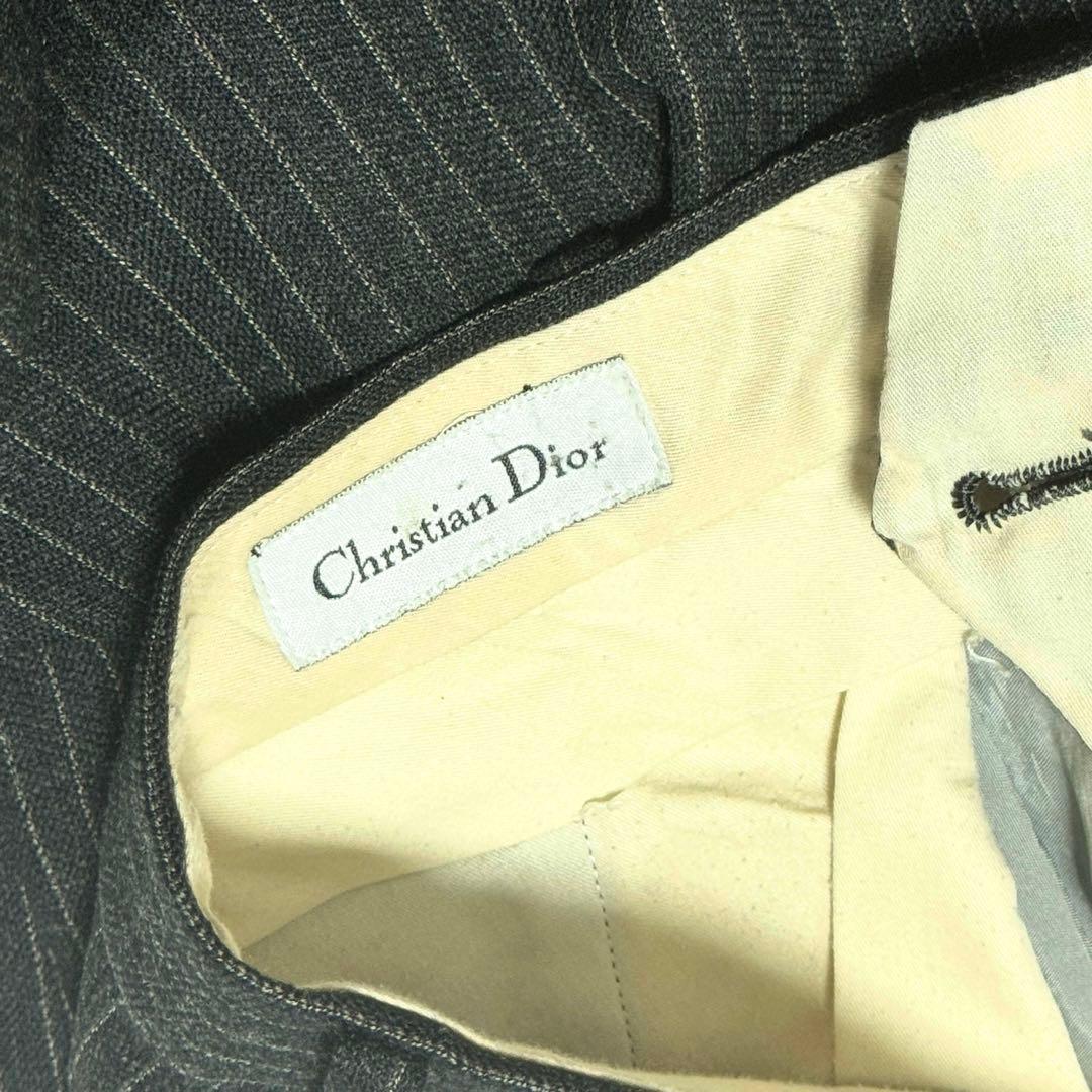 現行　Christian Dior スーツ　セットアップ　ストライプ　ダブル　L