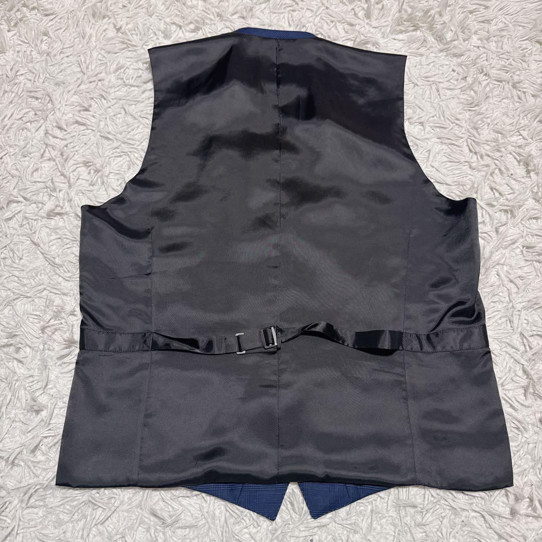 《高級生地》ブラックレーベルクレストブリッジ 3ピーススーツ ネイビー XL