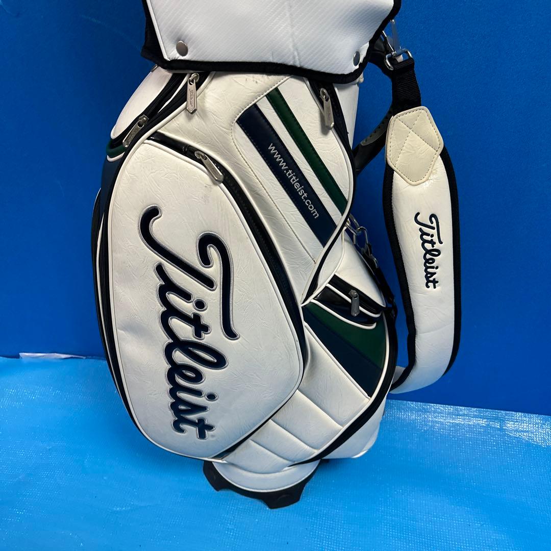 Titleist キャディバッグ ホワイト/グリーン