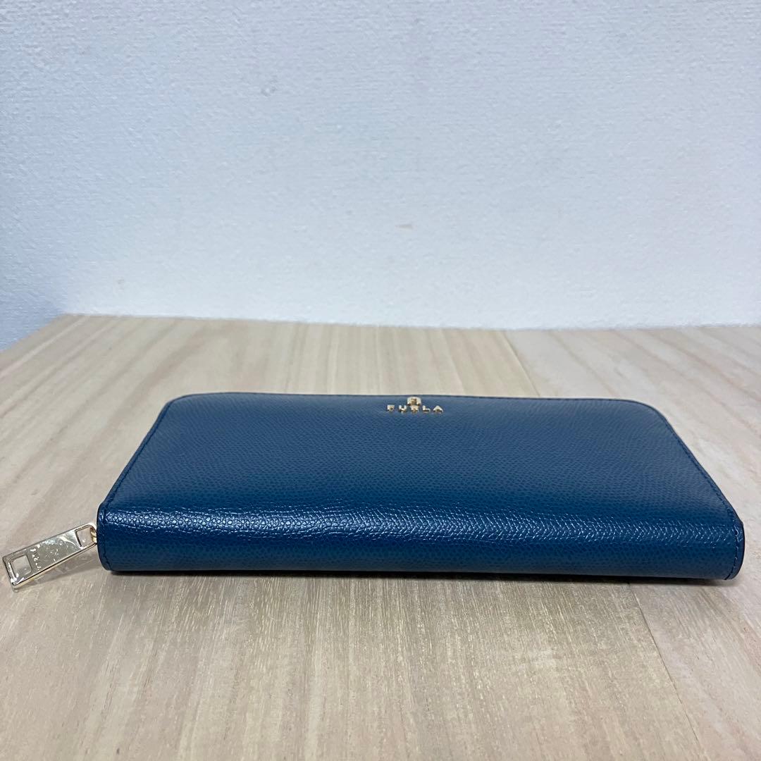 新品未使用✨保護シール付 FURLA フルラ 長財布 ネイビー 訳あり特価