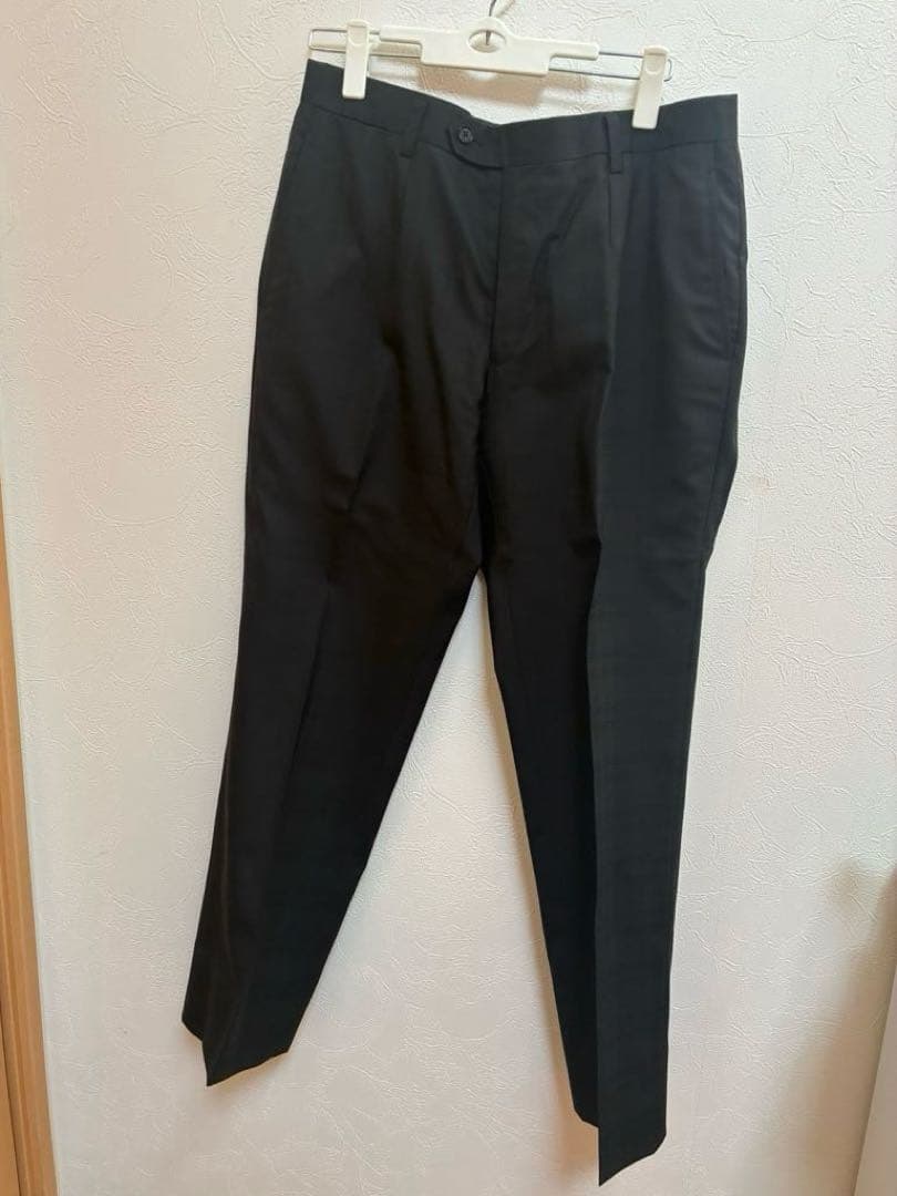 【極美品】BURBERRY（バーバリー）黒　ブラック　チェックスーツセットアップ