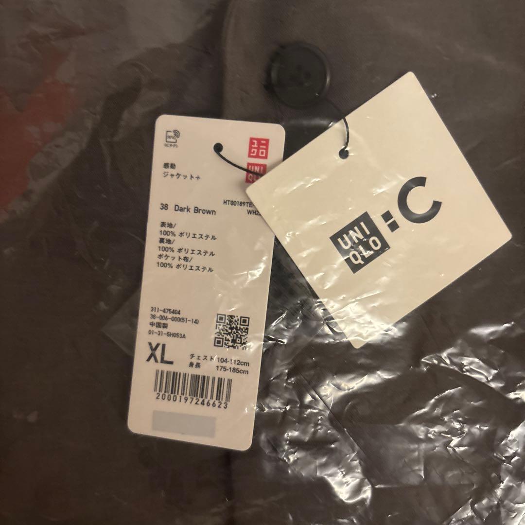 UNIQLO C 感動ジャケット　ダークブラウン XL