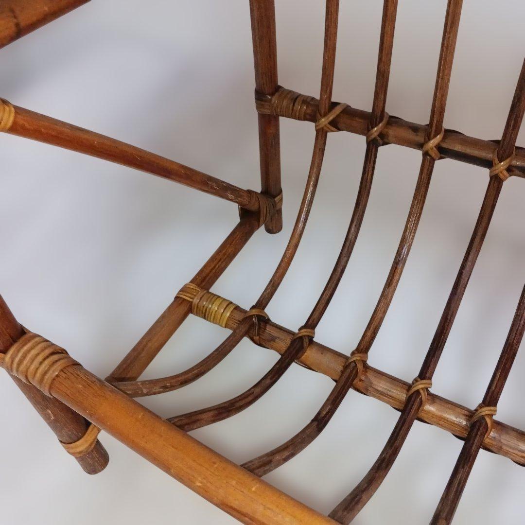 昭和レトロ　 オールドラタン 籐家具 ヴィンテージ
