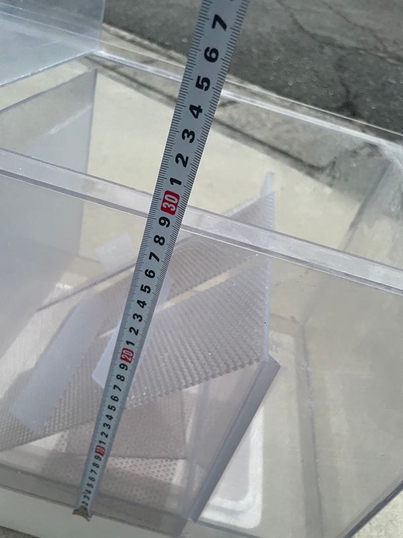 アクリル水槽オーバーフロー用濾過槽４５✖️３０✖️３０