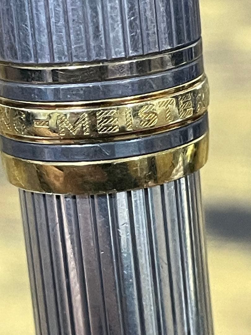 西ドイツ　モンブラン　1468 ヘミングウェイ　万年筆　18K シルバー 925