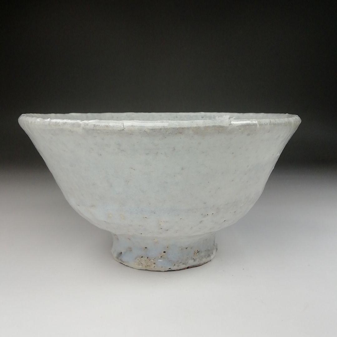 Ｔ５５　茶碗　『粉引茶碗』『斎藤乾一作』　共箱　抹茶碗　茶道具