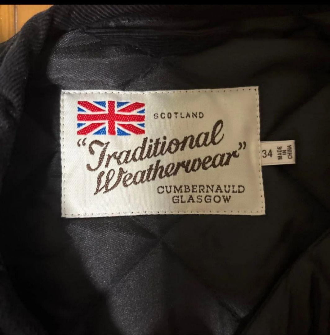 Traditional Weatherwear ブラックジャケット 34サイズ