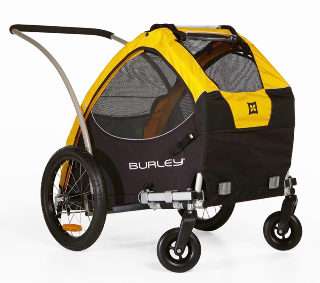 BURLEY ペットカート 自転車　専用　イエロー/ブラック