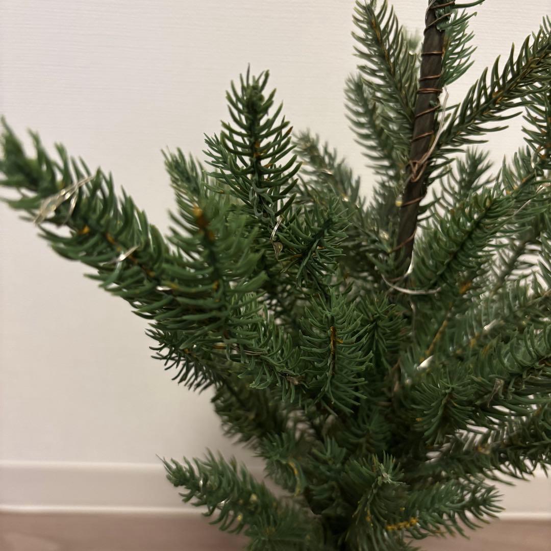 クリスマスツリー　ライト付き