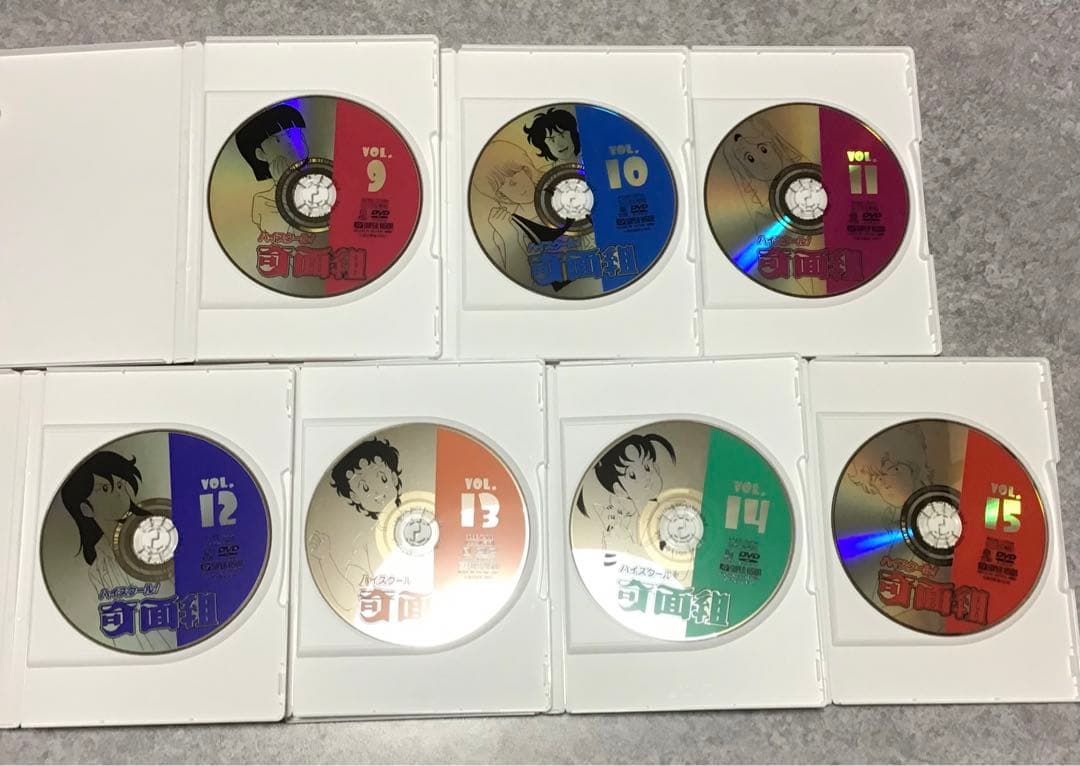 ハイスクール奇面組 DVD 2巻〜15巻セット　　1巻無し