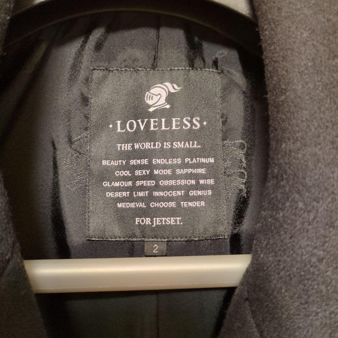 LOVELESS 黒 ピーコート サイズ2