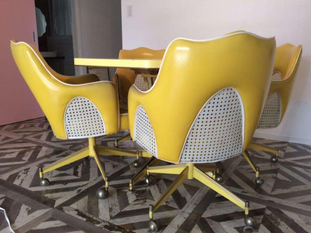 【価格交渉】超希少 60s ダイニングテーブル アメリカンビンテージ フルセット
