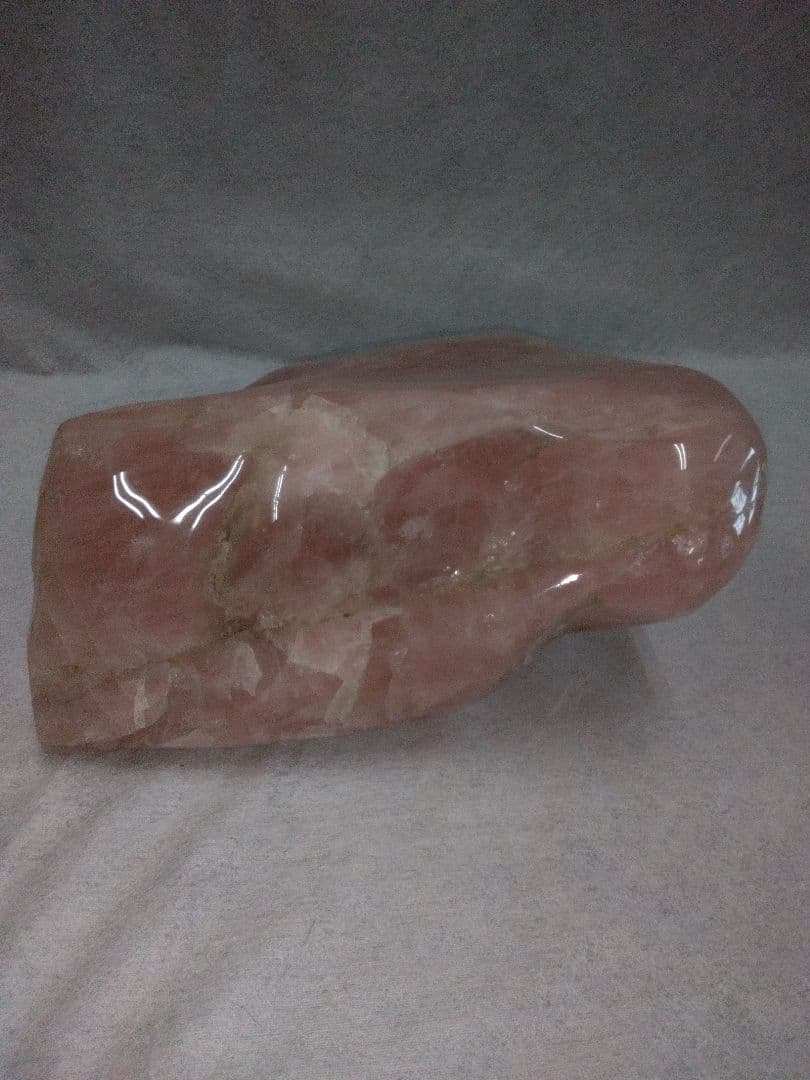 ローズクォーツ　ピンク水晶　天然石　玉器　玉石　ビッグサイズ【最終値下げ】