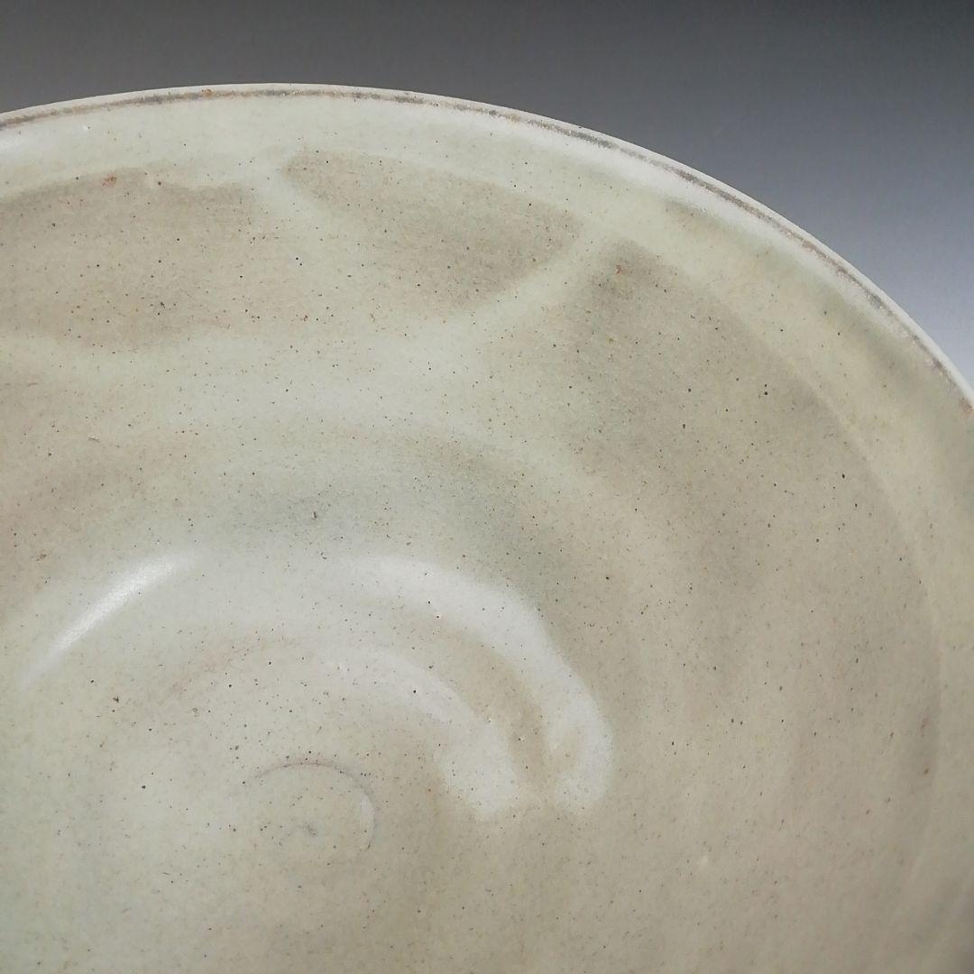 Ｔ７３６　茶碗　『無地刷毛目茶碗』『原清和 造』　共箱　抹茶碗　茶道具